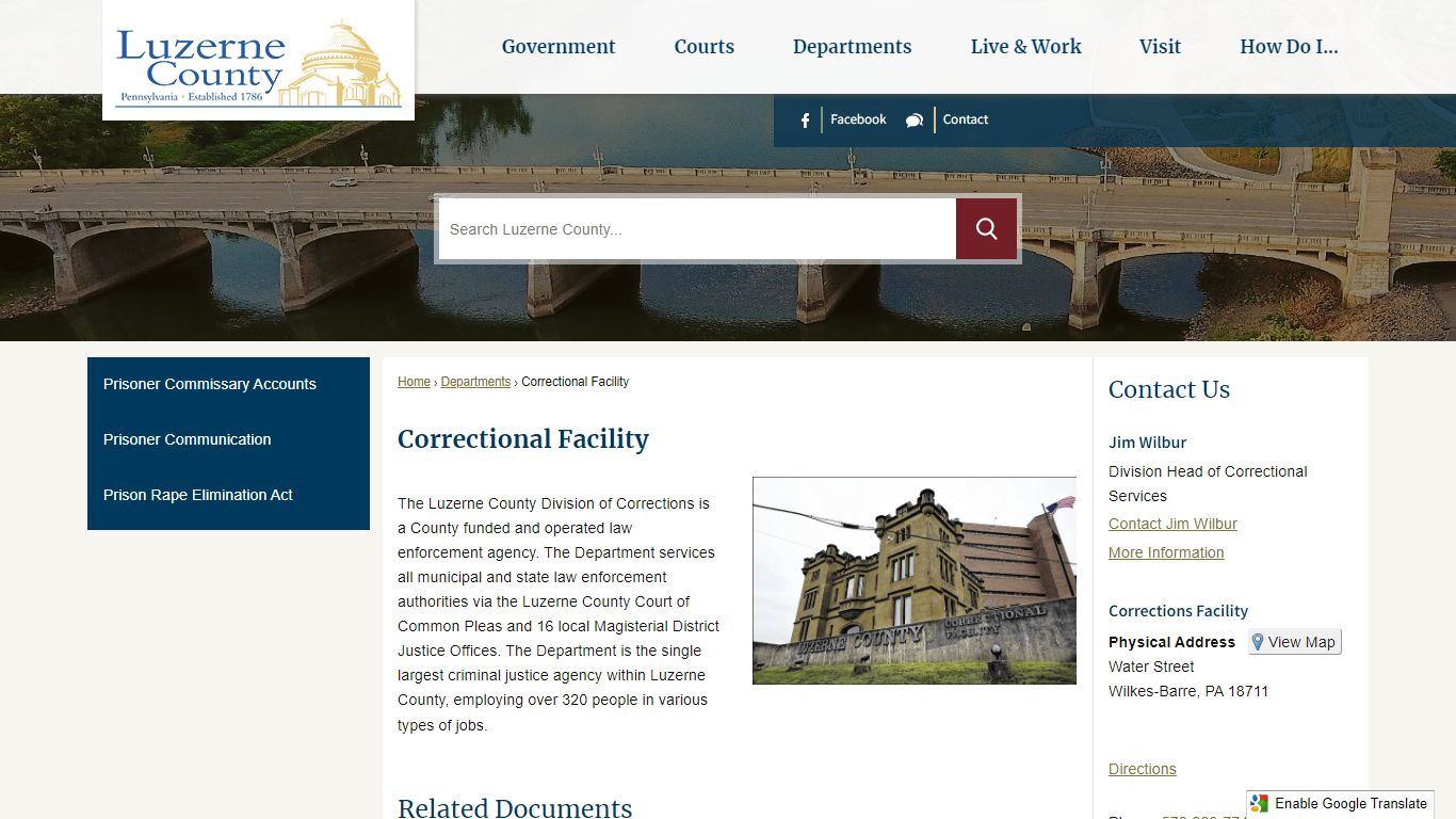 Correctional Facility | Luzerne County, PA